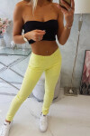 Kalhoty v barvě denim yellow M