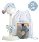 Llorens M26-313 obleček pro panenku miminko NEW BORN velikosti 26 cm s doplňky