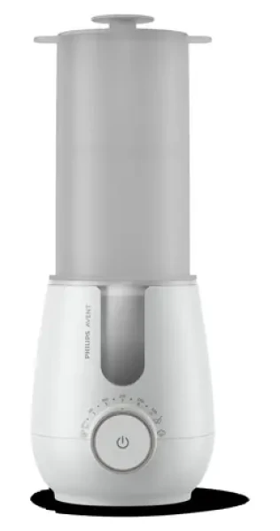 Philips Avent SCF359/00 bílá / Ohřívač lahví a sterilizátor 2v1 / 400 W / otočné ovládání (SCF359/00)