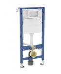 GEBERIT - Duofix Set předstěnové instalace, klozetu Gaia a sedátka softclose, tlačítko Delta01, lesklý chrom SANI11CA1136B