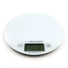 Esperanza EKS003W Mango kuchyňská váha bílá / max hmotnost 5 kg / indikátor vybití baterie (EKS003W)