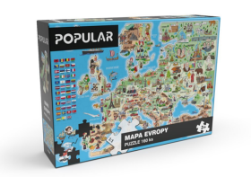 Puzzle Mapa Evropy 160 ks