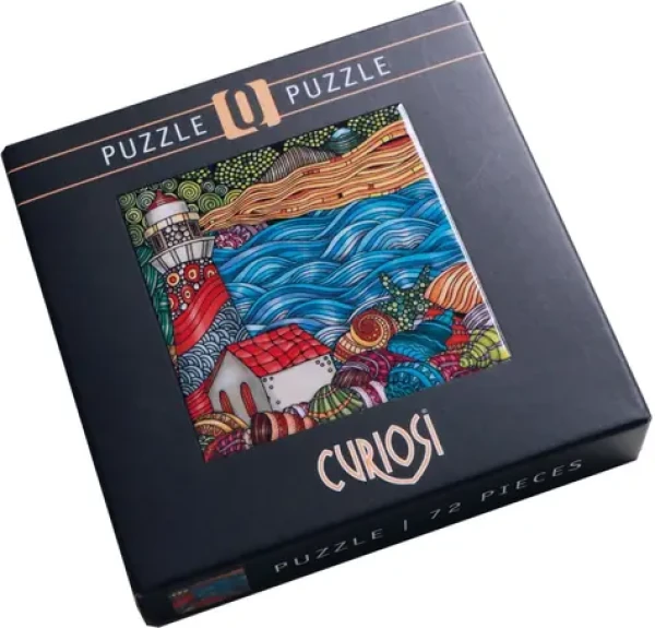 CURIOSI Čtvercové puzzle Q Colour Mix: Maják