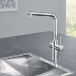 GROHE - Red Dřezová baterie Duo s ohřevem vody a filtrací, zásobník L, chrom 30325001