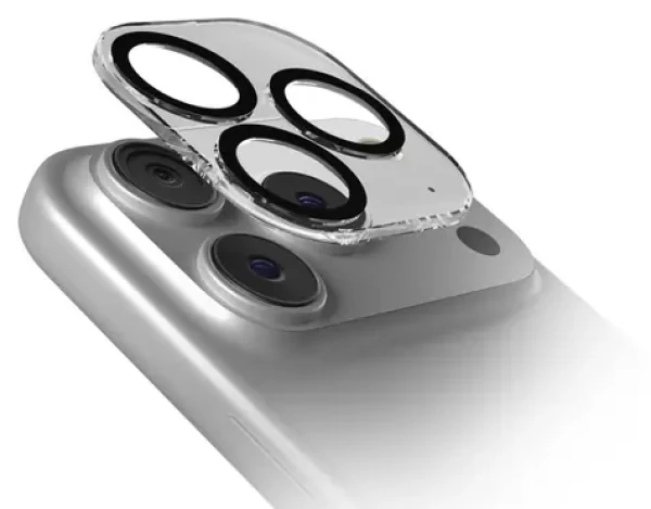 SBS D3O ochranné sklo kamery iPhone 17 Pro / Ochranné sklo fotoaparátu / D3O® technologie / s aplikátorem