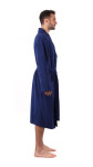 Bari pánský župan nadměrný tmavě modrá nadměr 4XL
