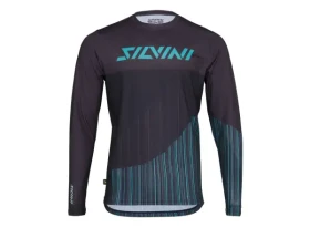 Silvini Ello pánský volný dres dlouhý rukáv Black/Olive vel. L