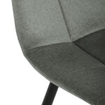 Jídelní židle, zelená, sametová látka, DCL-X7015 GRN2