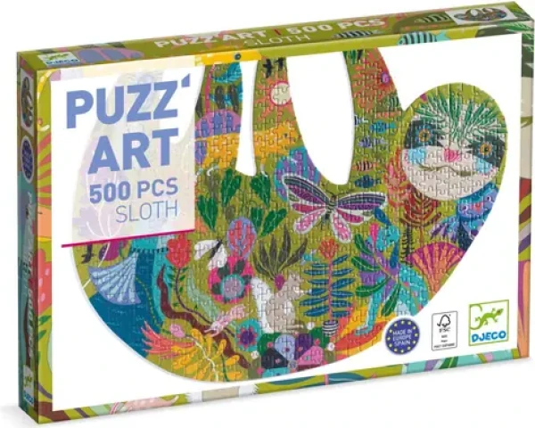 DJECO Obrysové puzzle Lenochod