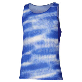 Běžecké tílko Mizuno DryAeroFlow Graphic Tank J2GAC00301 Velikost textilu: L