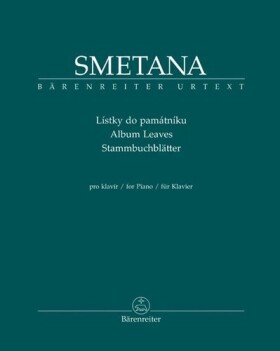 Lístky do památníku - Bedřich Smetana