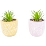 Umělá rostlina v květináči 11cm mix 98904