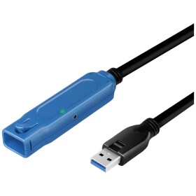 Delock USB 2.0 prodlužovací kabel plochý zahnutý [1x USB 2.0 zástrčka A - 1x USB 2.0 zásuvka A] 1.00 m černá oboustranně zapoji