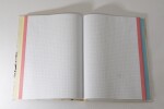 Designová záznamní kniha Fresh, ohebné desky, formát A4, 120ls, čtvereček mix motivů