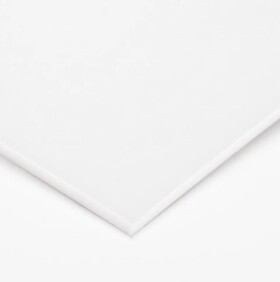 Akryl pro laserové zpracování 300 x 200 x 3 mm - Mléčné plexisklo, bílé
