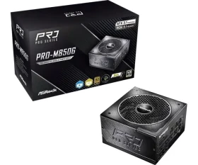 ASRock PRO-M850G černá / Zdroj ATX / 850 W / 80 PLUS Gold (90-UXR085-GFEAA2)