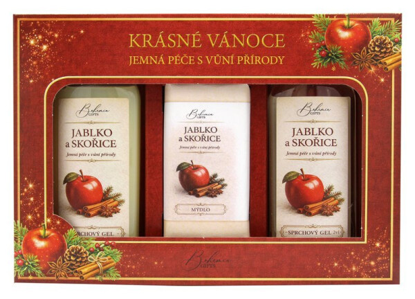 Kosmetická sada Krásné Vánoce (sprchový gel, mýdlo, sprchový gel 2v1)