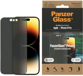 PanzerGlass UWF AB Privacy ochranné sklo pro Apple iPhone 14 Pro / Instalační set (P2784)