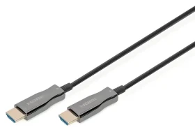 Digitus HDMI AOC Hybrid černá / Kabel / Hybridní optický / UHD 4K/60Hz / 18 Gbit/s / 20 m (AK-330125-200-S)