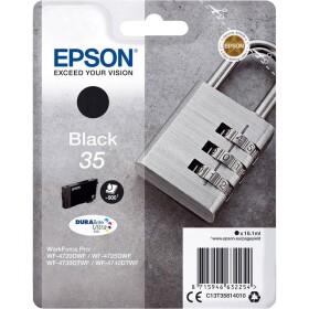 Epson Ink T3581, 35 originál černá C13T35814010 - Epson T3581 - originální