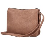 Trendy dámská koženková crossbody kabelka Maewa, starorůžová