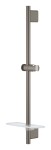 GROHE - Rainshower SmartActive Sprchová tyč s poličkou, 60 cm, kartáčovaný Hard Graphite 26602AL0