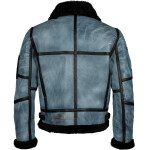 Pánská Kožená Zimní Bunda Bomber Aziel Pravý Kožíšek Brixton Velikost: M