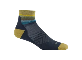 Darn Tough Run Quarter Ultra-lightweight Cushion pánské ponožky Skyracer Blue vel. M (41-42)