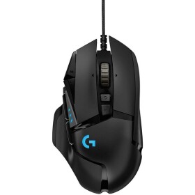 Logitech G502 HERO / herní myš / USB / optický senzor / 16000dpi / 11 prog. tlačítek / 2.1m (910-005470)