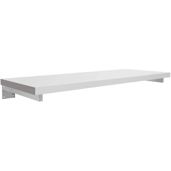 CERANO Deska pod umyvadlo Navira Pro + 2 skryté konzole - bílá matná - 70x46x3,6 cm