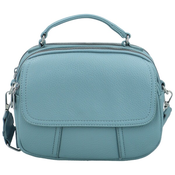 Trendy dámská koženková crossbody kabelka Badamia, modrá