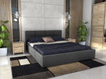 FRONTI Postel LIDIA 180x200 grafit