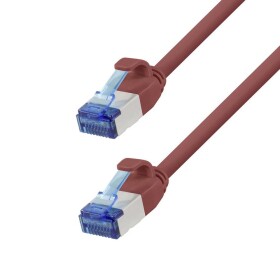 LogiLink CP5104S RJ45 síťové kabely, propojovací kabely CAT 6A S/FTP 15.00 m červená samozhášecí, bez halogenů 1 ks