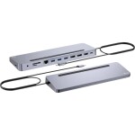 I-Tec Thunderbolt 3/USB-C Dual 4K Docking Station + USB-C to DisplayPort Cable (1,5 m) + Power Delivery 60W TB3HDMIDOCKPD