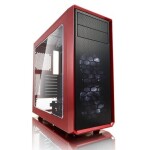 Fractal Design Focus G Mini Window červená / mATX / 2x 120mm / 1x USB3.0 / 1x USB2.0 / 2x Jack / průhledná bočnice (FD-CA-FOCUS-RD-W)