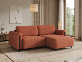 Sedací souprava Acossta Provedení: Pravá varianta, Nožičky: Černé, látka: Jaffray 30