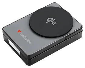 Verbatim Charge 'n' Go Qi2 šedá / Powerbanka / 10 000 mAh / USB-C PD 30W / Qi2 15W (32295)