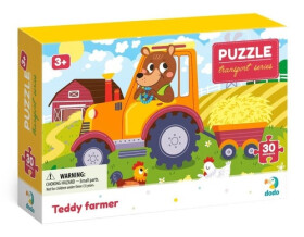 Puzzle Farmář Teddy 30 dílků