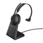 Jabra Evolve2 65 Mono UC + Link380a černá / mono náhlavní souprava / mikrofon / Bluetooth / USB-A dongle (26599-889-989)