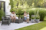 KETER SCANDI LINEA 3 SEATERS SET - Mountain Grey/Grafit