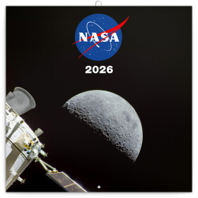 Kalendář 2026 poznámkový: NASA 30 x 30 cm