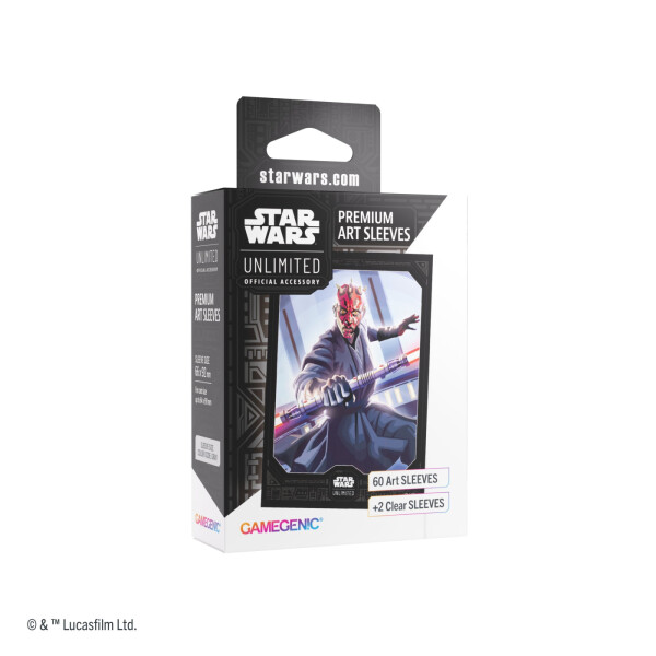 Gamegenic SWU: 60 Premium Art Sleeves - Darth Maul