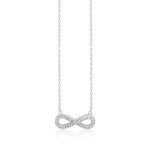 LUNICA Stříbrný náhrdelník NEKONEČNO 0141 Ag 925; ≤2,1 g.