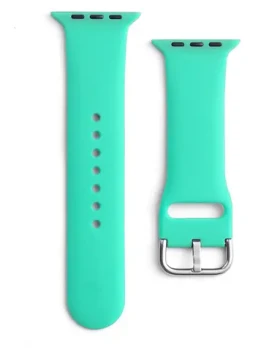 Hurtel Silikonový řemínek APS mátová / Řemínek / Pro Apple Watch 42/44/45mm / Silikon