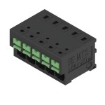 Weidmüller 2913630000 PCB terminál 4 mm² Pólů 5 černá 20 ks Tube