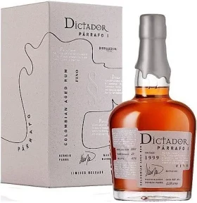 DICTADOR Rum Párrafo Fino 1999 / Kolumbie / Cask Finish / 42% / 0,7 l (5902670847402)