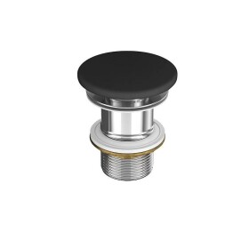 CERSANIT - Výpusť s keramickou zátkou pro umyvadla bez přepadu, neuzavíratelná, antracit K11-2362