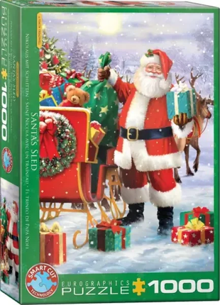EUROGRAPHICS Puzzle Santovy sáně