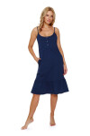 Dámská těhotenská košile 7244 dark blue - Doctornap tmavě modrá XL