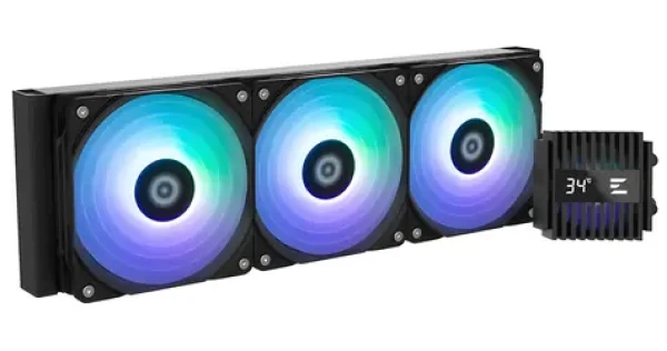 Zalman ALPHA2 A36 černá / AIO vodní chladič CPU / 3x 120 mm / PWM / ARGB (ALPHA2 A36 Black)